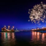 Walk just 5 minutes to the Bayfront fireworks over the bay
